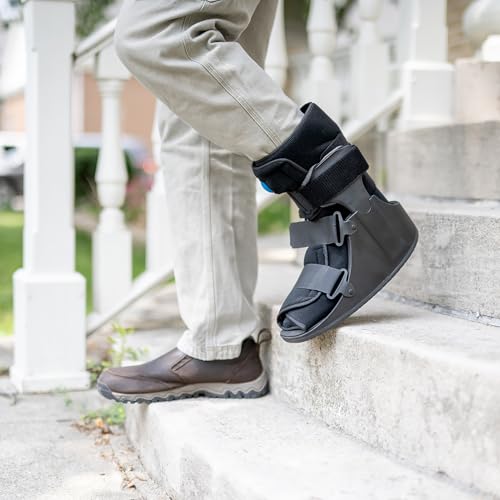United Ortho Short Air Cam Walker Fracture Boot, Small, Black - size: Small