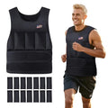 Wolliwa Adjustable Weighted Vest for Men Women,2-30 Lbs Adjustable Weighted Vest with Straps Womens Running Weight Vest for Walking Strength Training Fitness - size: Adjustable 2-20 Lbs
