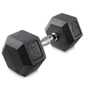 Philosophy Gym Rubber Coated Hex Dumbbell Hand Weights - style: 40 lb - Single