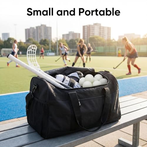 6PCS Glow in The Dark Lacrosse Ball, 8" Street Hockey Balls Training Sport Ball for Indoor Outdoor Sports Night Practice