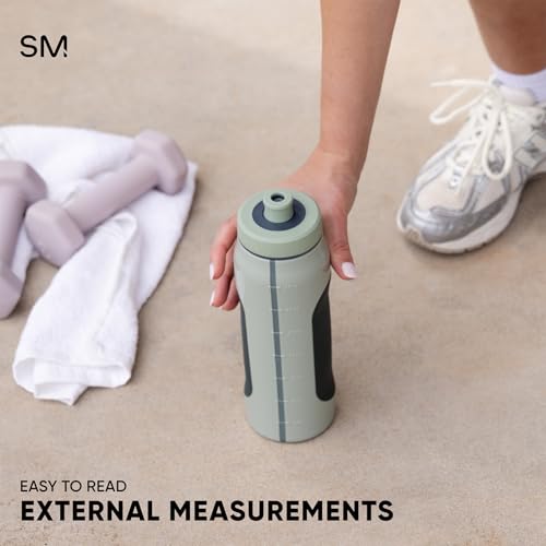 Simple Modern Rally Squeeze Plastic Water Bottle | 30oz Locking Leakproof Cup for Gym, Sports, Electrolytes, Travel | Midnight Black - color: - Midnight Black