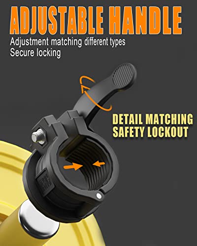 Barbell Clamps 2inch - 2 PCS Adjustable Barbell Clips Quick Release Locking Weight Clips Olympic Barbell Collars (Black 1.8-2inch) - color: Black 1.8-2inch