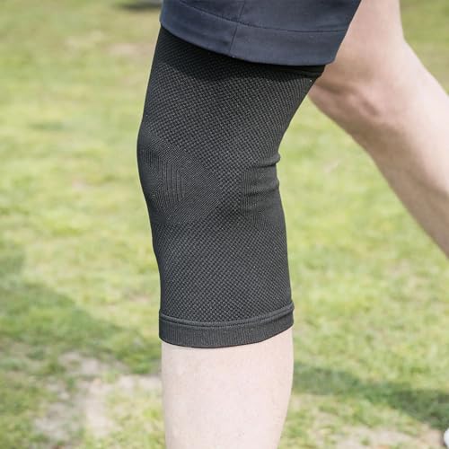 Back on Track Physio Knee Brace 4-Way Stretch 1107 with Welltex Technology, Black, Small - size: Small