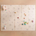 Nuby Reversible Baby Floor Mat, 77" x 58" - Foldable and Lightweight Baby Play Mat for Floor - Easy Storage and Travel - Stars and Sky - style: Stars and Sky