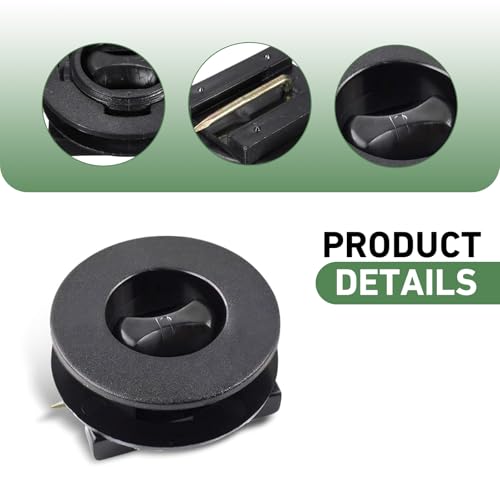 4PCS Car Carpet Fixing Clips, Double-Layer Twist Lock Interior Anti-Slip Locking Fastener Clips, Plastic Floor Mat Non-Slip Floor Mat Buckle, Universal for Most Cars (Black)