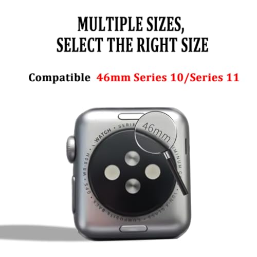 16 Pack Band Compatible with Apple Watch Bands 40mm 41mm 42mm 44mm 45mm 46mm for Women Men, Screen Protector Case Band&Organizer for iWatch Series 11 10 9 8 7 6 5 4 SE（Please select the correct size） - size: Series 11 10 46mm