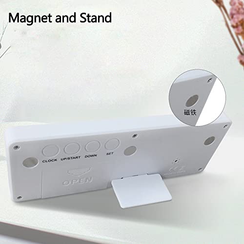 Digital Countdown Days Timer - Black Upgraded Big 999 Days Count Down Clock with Stand Strong Magnetic Back for Vacation Retirement Wedding Holiday - style: M220 Black Countdown Timer