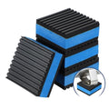 HARFINGTON 4Pcs Rubber Anti-Vibration Pads 2" x 2" x 7/8" Heavy Duty EVA Vibration Isolation Mats for HVAC Washers Compressors Treadmills Air Conditioner - size: 2"