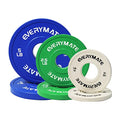 EVERYMATE Change Weight Plates 1.25LB 2.5LB 5LB Set Fractional Plate Olympic Bumper Plates for Cross Training Bumper Weight Plates Steel Insert Strength Training Weight Plates - color: 17.5 LB (1.25+2.5+5) x2