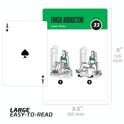 NewMe Fitness Gym Equipment Exercise Cards - style: Gym Equipment