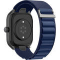 Alpine Loop Nylon Band - Compatible with Apple Watch Ultra 2/Ultra Bands 49mm 45mm 44mm for Men Women, Adjustable with Metal C Hook Strap for iWatch Ultra 2 iWatch Ultra Series 10 46mm SE/9/8/7/6/5 - color: Alpine/Midnight blue Black