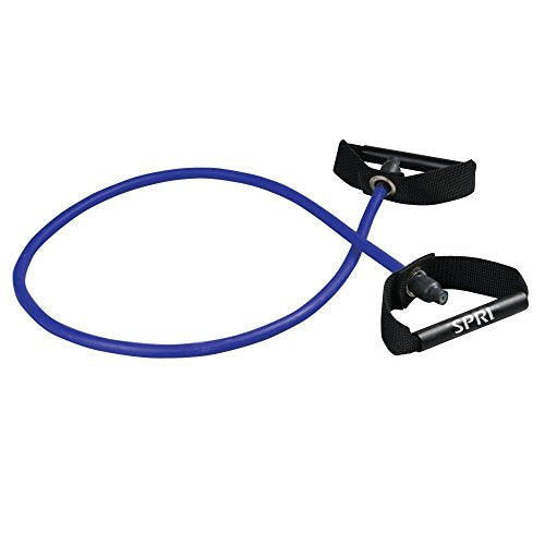 SPRI Xertube Resistance Bands with Handles – All Exercise Cords Sold Separately with Home Gym Workout Fitness Door Anchor Attachment Option - size: Heavy, style: No Door Attachment