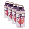 Contigo Kids Straw Water Bottle with AUTOSPOUT Lid 14oz Sloths (Pack of 4) - color: Sloth, size: 14 oz (Pack of 4)