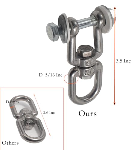 Silver Heavy Duty Punching Bag Hanger with 360° Swivel, Reinforced Steel Heavy Bag Ceiling Mount Holds 300 lbs for Boxing, MMA & Home Gym, Professional Punching Bag Mount - color: Silver 1 PCS