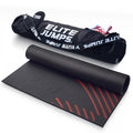 Elite Jumps Jump Rope Mat, Non-Slip Fitness Mat | Large-format mat for home workouts. Non-slip base. Suitable for all floor surfaces. - size: Mat with Bag