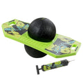 Flybar LED Pogo Trick Ball for Kids Balance Bounce Board w/Anti-Slip Deck - color: Trickboard - Green Mean