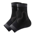 Adjustable Foot Socks, Ankle Brace Compression Support Sleeve with Silicone Gel, Arch Support - Boosts Recovery from Joint Pain, Sprain, Plantar Fasciitis(2pack/Black/S) - size: S