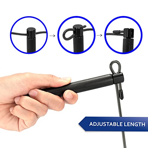 HUEY Professional Racing Speed Jump Rope - Boxer Verified - High Speed Ball Bearings