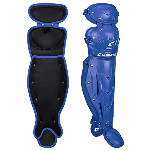 Champro Optimus MVP Double Knee Leg Guard - color: Royal, size: 12"