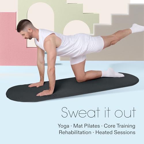 Bala Capsule Mat Towel for Gym, Slip-Resistant Yoga Mat for Women & Men | Home Workout Essentials with Sweat Absorbing Fabric - Pilates, Core Training, Exercise - Soft, Quick Dry Fitness - Sage