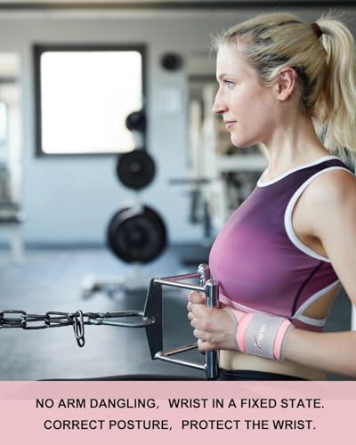Fragraim Wrist Weights for Women Men with Thumb Loops Lock 1lb*2 1.5lbs*2 2lbs*2 2.5lbs*2 3lbs*2 Wrist and Ankle Weights Sets for Walking Running Strength Training Exercises, Physical Therapy - color: Pink, size: 2 lbs x 2
