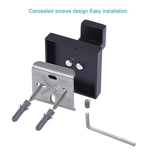 TASTOS Bath Towel Hooks Matte Black, 4 Pack Stainless Steel Robe Coat and Clothes Hook, Heavy Duty Wall Hook for Bathroom & Kitchen, Modern Square Style Wall Mounted - color: Matte Black, size: Square (4 Pack)