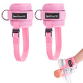 Adjustable Adjustable Feet Dumbbell Attachment,Feet Weight Lifting-Foot Weights for Exercise, Leg Extensions,Tibialis Trainer,Leg Lift Exercise Equipment - color: Style 3-Pink 2pc