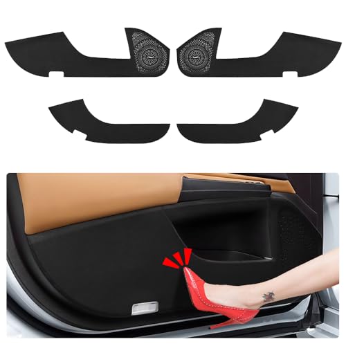 Car Door Anti Kick Pad for Lexus ES 350 300h 250 Accessories 2019 2020 2021 2022 2023 2024 2025 Protector Mat Dirty Collision Stickers Interior