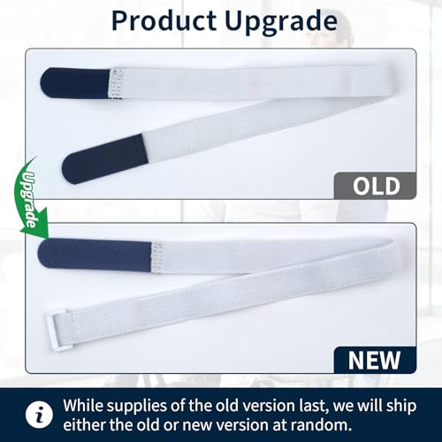 4 Packs Leg Bag Straps(Blue), Urine Drainage Bag Strap Catheter Leg Bag Straps with Soft Elastic Fabric Comfortable Silicone Grips for Men Women - color: Blue