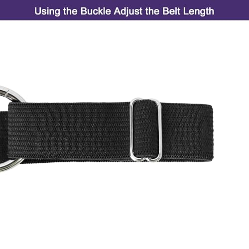 Adjustable O-ring Leg Garter, Elastic Thigh Garters Belt for Women, 1 Pair - color: Purple