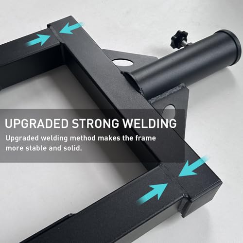 Viking Press Landmine Handle for 2-Inch Barbell, Hack Squat T-Bar Row Attachment Strength Training Accessories, Shoulder Press Landmine Attachment Equipment - color: Style E
