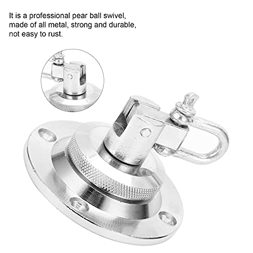 Speed Bag Swivels, Stainless Steel Boxing Ball Swivels with 360° Ball Bearing Speed Bag Mount Hardware Kit for Boxing Training