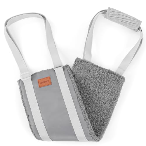 LOOBANI Dog Sling for Large Dogs Hind Leg Support, Portable Dog Lift Harness for Back Legs, Comfortable Leg Support Assistance for Elderly Dogs with Hip, ACL Brace, Senior, Injured - color: Grey&Grey, size: X-Large