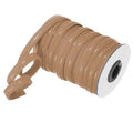 AUNHIRU Multicolor Silicone Elastic Gripper Tape-10mm Stretch Non Slip Gripper Elastic for Garment, 5 Yards a Piece (Natural) - color: Natural