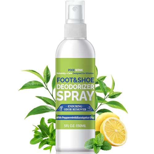 Foot & Shoe Deodorizer Spray, Odor Eliminator for Smelly Shoes & Feet | 5 fl oz, Instantly Eliminates Odors from Shoes, Boots, Sneakers & Feet, Long-Lasting Freshness for Everyday Wear - size: 5 Fl Oz (Pack of 1)