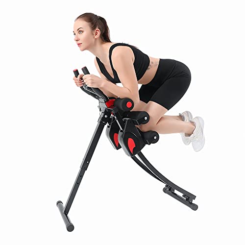 Fitlaya Fitness ab machine, ab workout equipment for home gym, Height Adjustable ab trainer, foldable fitness equipment. - style: ab machine