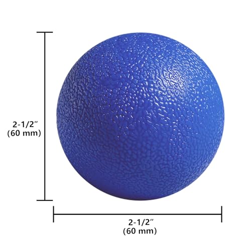 GOGO Massage Lacrosse Ball for Physical Therapy, Myofascial Release, Yoga Deep Tissue, Trigger Point, Muscle Soreness (Orange) - color: Orange
