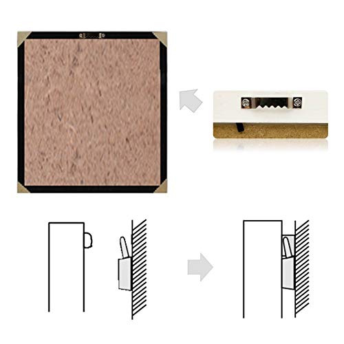 50 Pack Small Sawtooth Picture Hangers Steel Picture Hangers Picture Frames Hangers with Screws Picture Hang Solutions, for Hanging Clock Paintings Artwork Picture Frame Hook Photos (Silver) - color: Small Silver -50 Pack