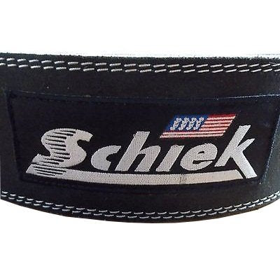 Schiek Sports Leather 6010 Competition Power Lifting Belt - 9 mm Suede Leather Gym Belt - Weightlifting Belt - size: Small