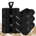 Extra 240 LBS Canopy Weights Sand Bags Set of 4, Plug Size Heavy Duty Tent Leg Sandbag for Outdoor Sun Shelter, Gazebo, Patio Umbrella (Black, 60 Lbs x 4) - size: 240 LBS