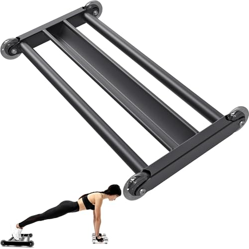 Glute Ham Glider, Multi-Functional Hamstring Roller with Smooth Wheels, V-Bar for Hamstring Curls, Ab Glider Workout & Core Strength Training - color: Small: 27.5 inches x 15 inches