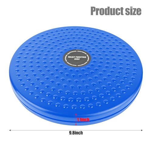 H H&J HUAJIAN Waist Whisper Disc,Body Twister Waist Twister Body Shaping Rotating Board for Women's Twisting Sports Equipment Aerobic Exercise Foot Massage - color: Blue