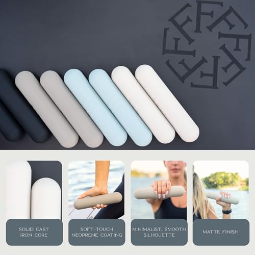 Dumbbell - Hand Weights for Exercise, Muscle Toning, Muscle Toning, Strength Building & Full Body Workout - color: IVORY, style: 4.4 lb