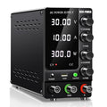 NICE-POWER DC Power Supply Variable 30V 10A, Adjustable Switching Regulated DC Bench Power Supply with Output Switch High Precision 4-Digit LED Display, Benchtop Lab Power Supplies with 5V/2A USB Port - size: 30V 10A