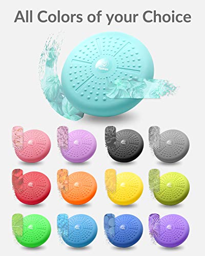 Tumaz Wobble Cushion - Wiggle Seat to Improve Sitting Posture & Stay Focused for Sensory Kids, Balance Disc to Core Strength & Flexible Seating [Extra Thick Balance Board, Pump Included Wobble Board] | Extra Thick | Supports Active Sitting | For Sensory K