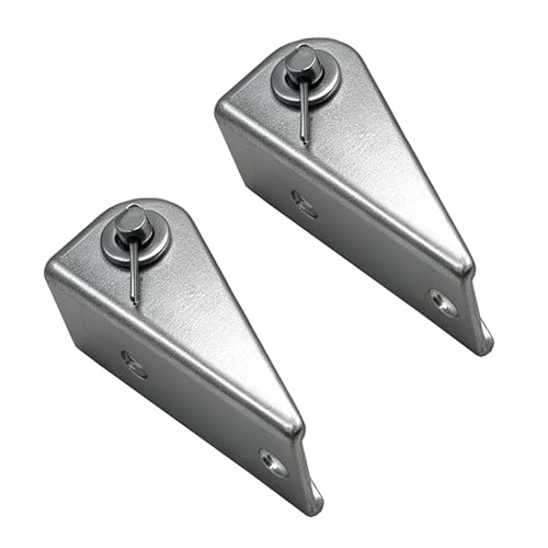2 Pack Truck Door Cable Bracket Anchor, Galvanized Door Check Strap Cable Mount Replacement Kit for Pickup Truck Door Limiter Repair, Heavy Duty Metal