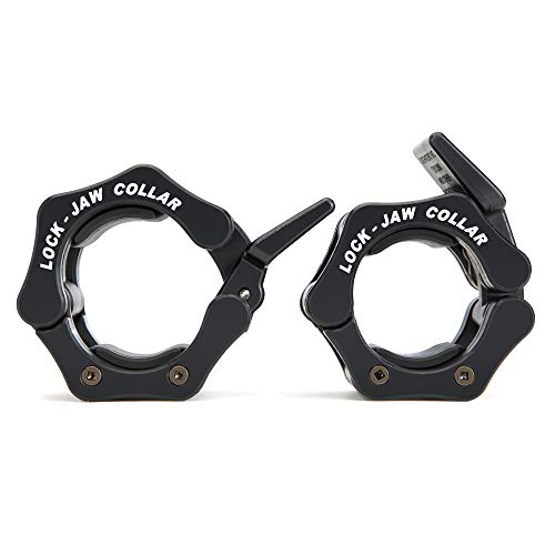 Steelbody Olympic Barbell Lock Jaw Collars - style: Resin - Black
