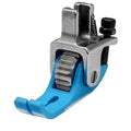 Narrow Roller Presser Foot for Industrial Single Needle Lockstitch Sewing Machine (Iron Gear Wheel) - color: Iron Gear Wheel