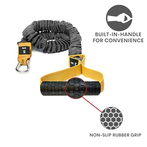 Resistance Cords - Cross Anchored Shoulder Exercise Bands - Ideal for Dynamic Warmups and Physical Rehab - One Pair of Cords - 4KOR Fitness - color: 03 lbs