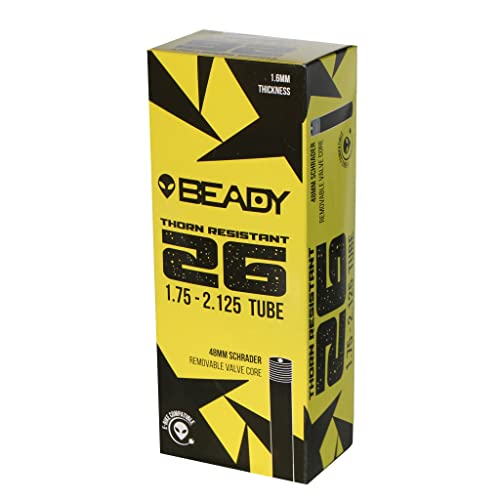 Beady Thorn Resistant Tube, 26 x 1.75-2.125 Inch SV 40mm - BU0522 | bike-tubes
